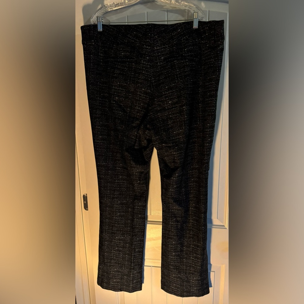 Torrid Slim Boot Studio Luxe Ponte Mid-Rise Straight Leg Black Pants (22T)